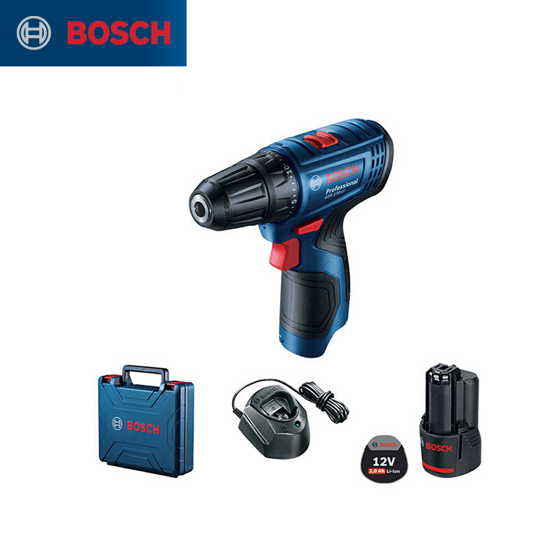 博世（BOSCH）GSR 120-Li 充電式電動(dòng)工具電動(dòng)螺絲刀 鋰電手電鉆（12V單電版）2A升級(jí)版